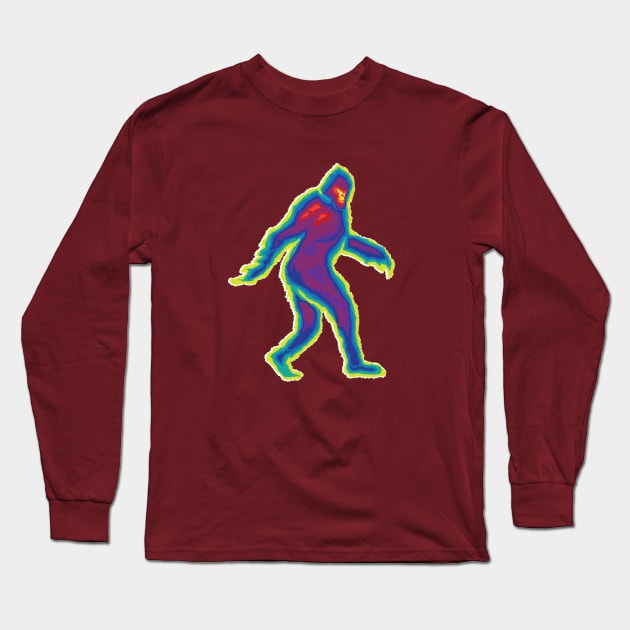 Heat Vision - Bigfoot Long Sleeve T-Shirt by SevenHundred